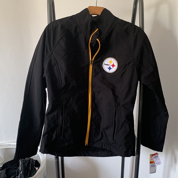 Women's Black/Gold Pittsburgh Steelers Generation Full-Zip Jacket - Picture 8 of 9